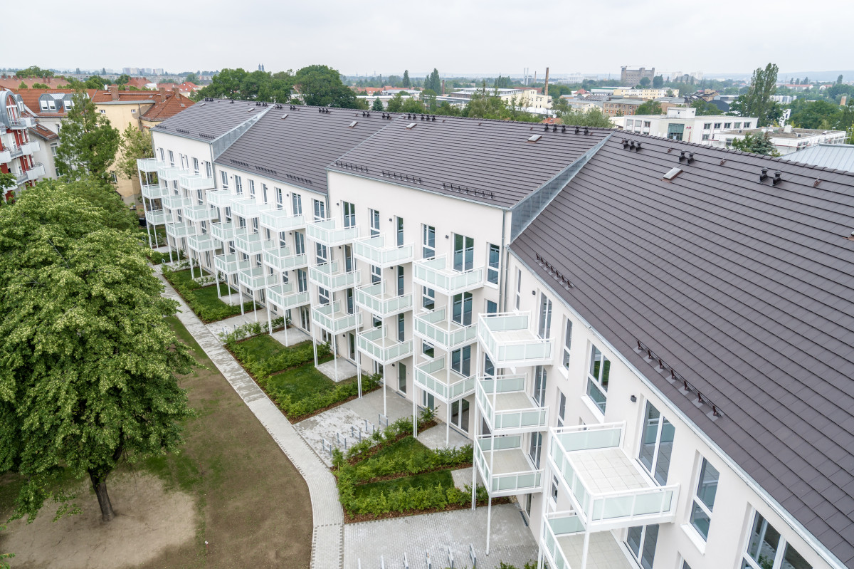 A new housing development in Dresden.