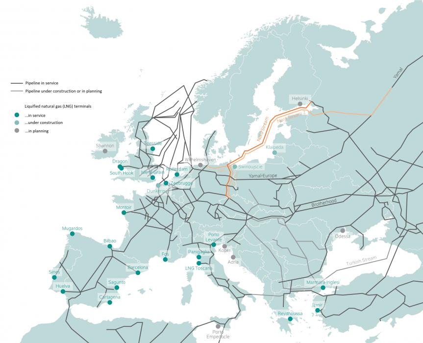 Gas Pipeline Nord Stream 2 Links Germany To Russia, But Splits Europe ...