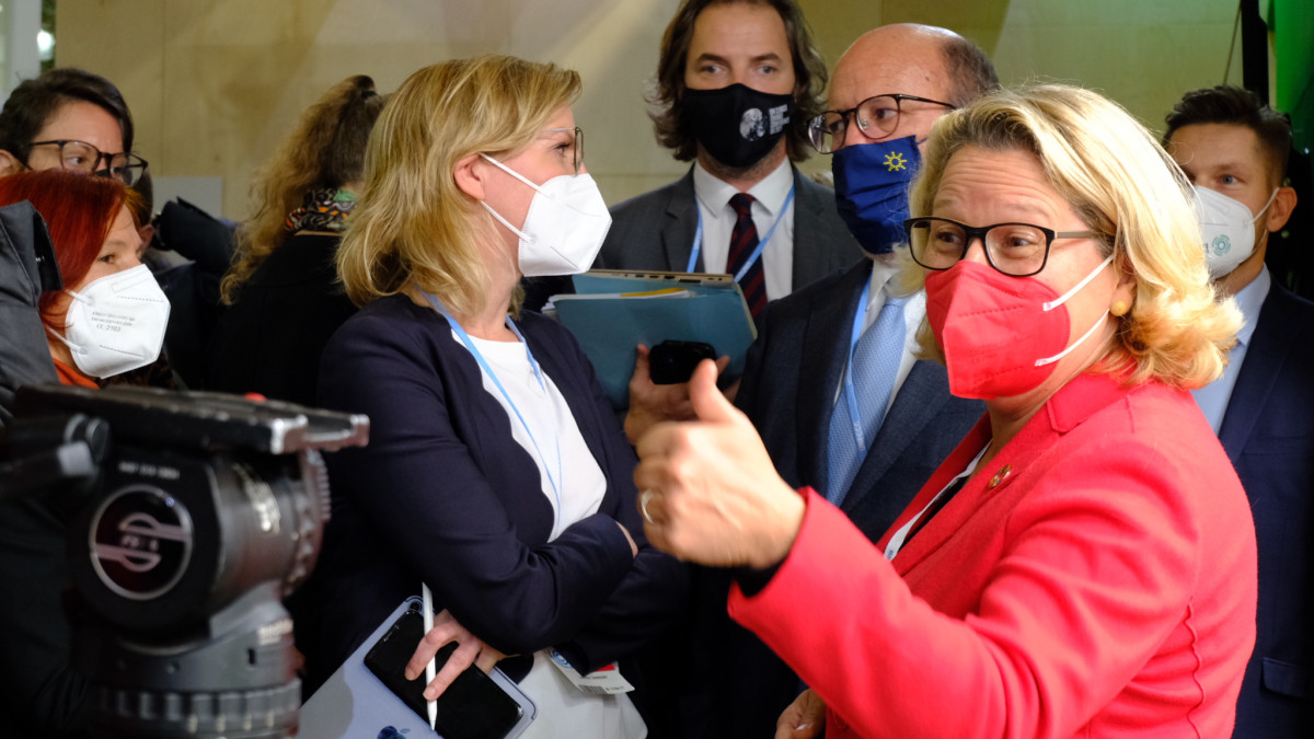 German environment minister Svenja Schulze. Photo: CLEW/Dirkx.