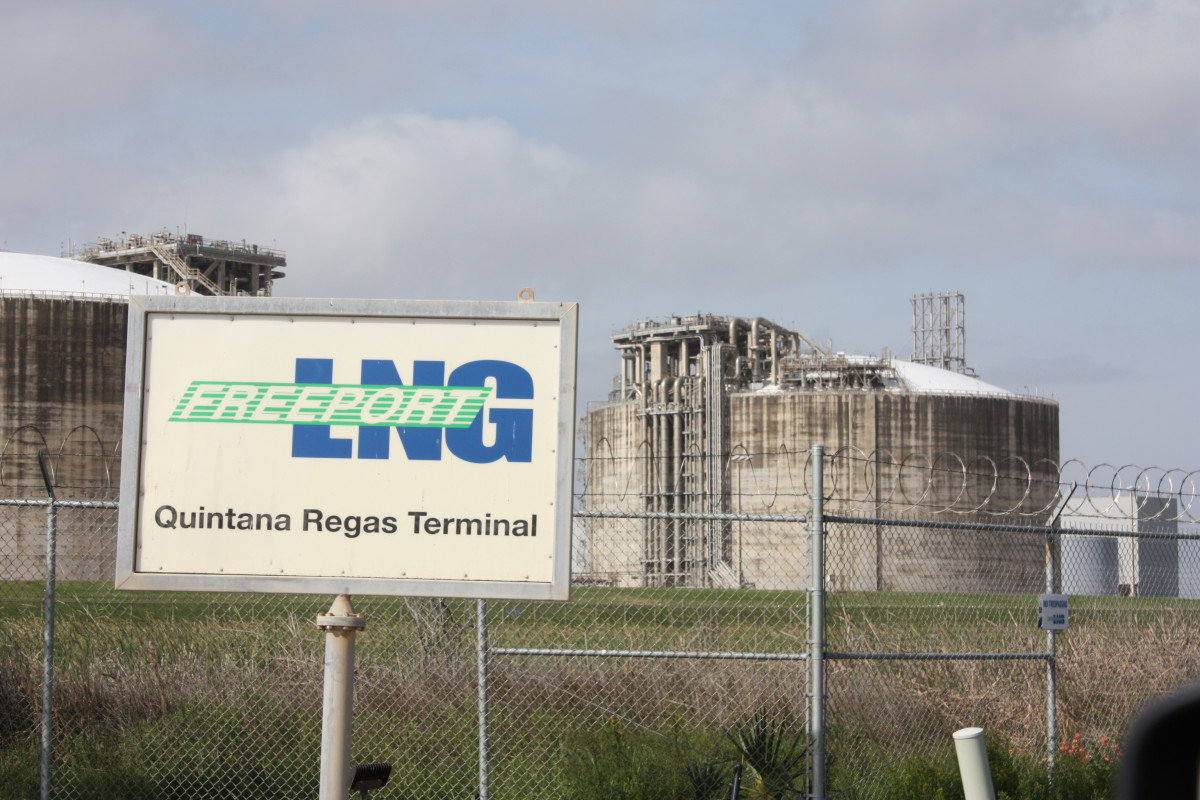 Photo: CLEW/Wettengel. Photo shows Texas Freeport LNG facility. Photo: CLEW/Wettengel.