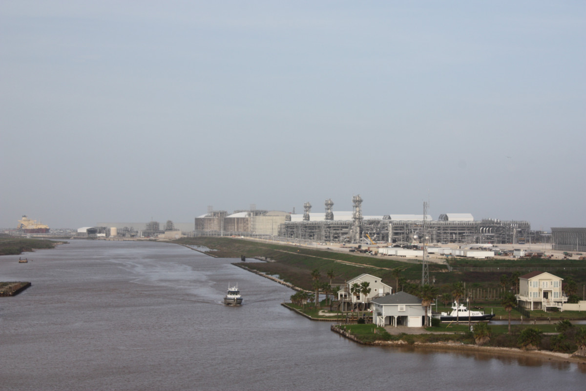 Photo shows Freeport LNG export facility in Texas, USA. Photo: CLEW/Wettengel. 