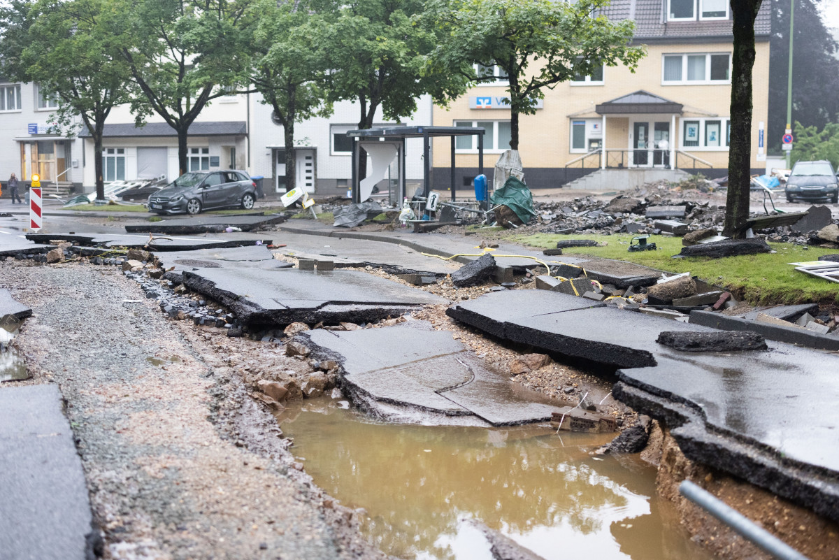 Devastating floods in western Germany in 2021 were made more likely by climate change. Image: Land NRW / Marcel Kusch.