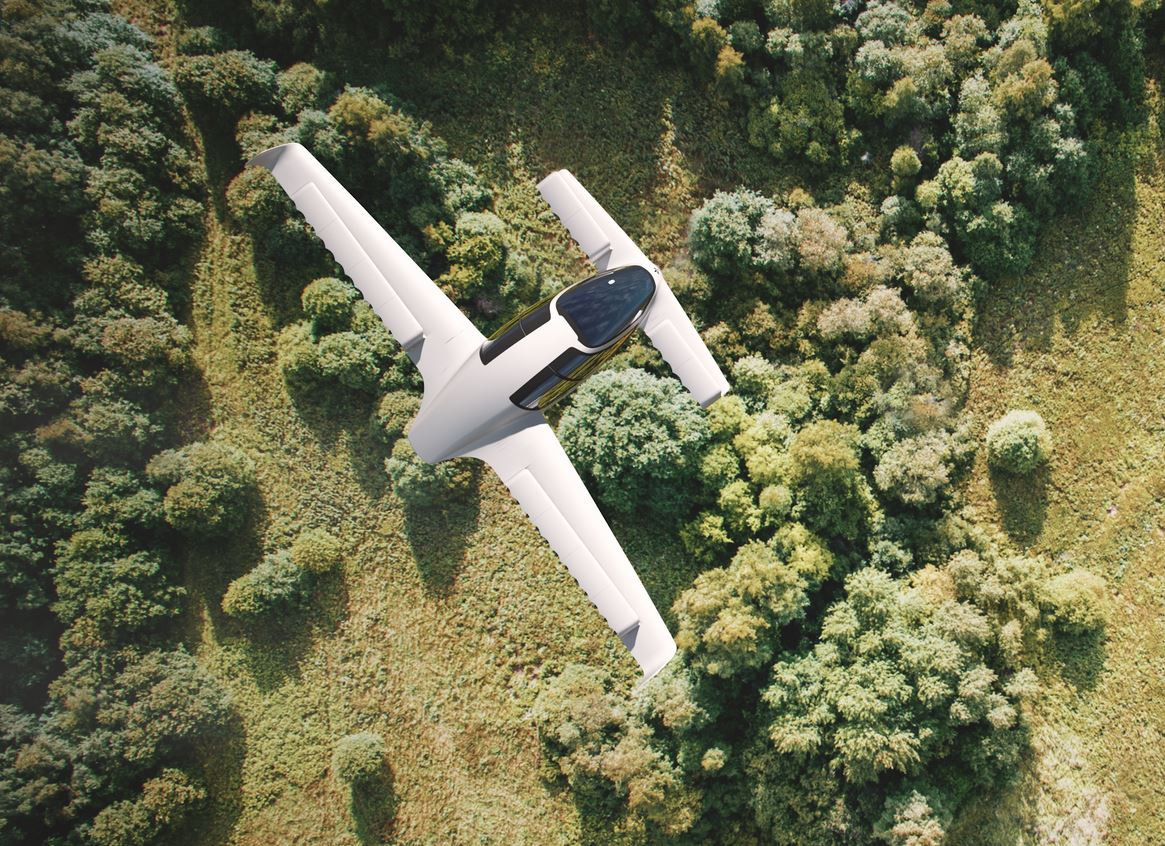 Lilium develops an electric five-seat autonomous air taxi that takes off vertically. Photo: Lilium Lilium develops an electric five-seat autonomous air taxi that takes off vertically. Photo: Lilium