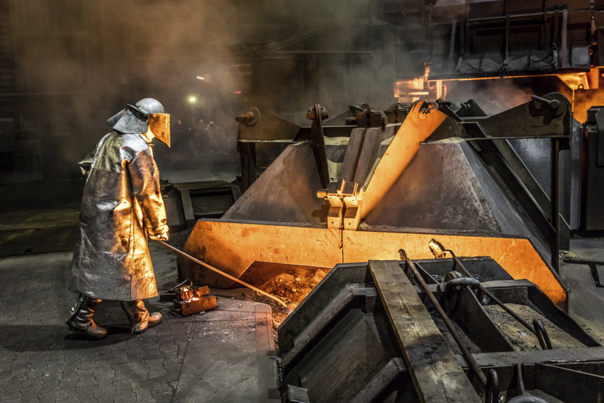 The steel industry is a focus of decarbonisation efforts. Image by Salzgitter