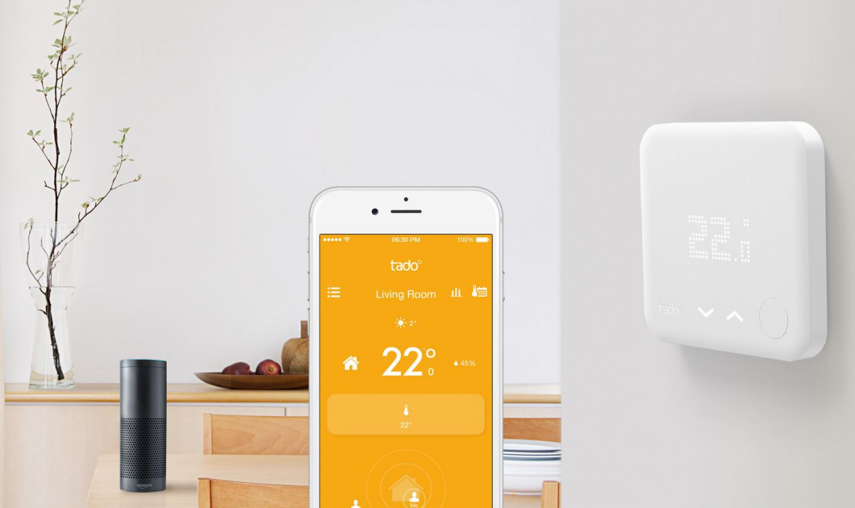 Tado's heating technology can be controlled using Amazon's Echo and other voice interfaces. Photo: tado Tado's heating technology can be controlled using Amazon's Echo and other voice interfaces. Photo: tado